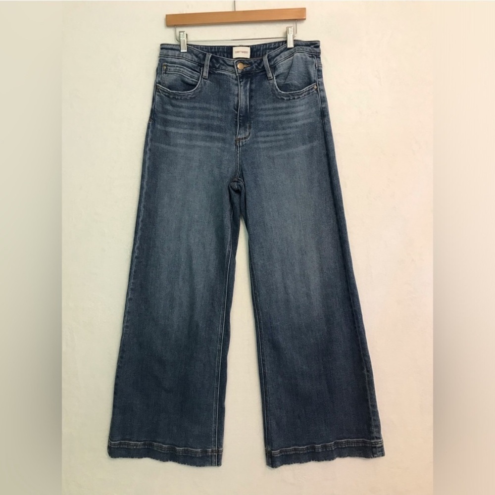 Driftwood size 32 wide leg martha denim boho bohemian baggy